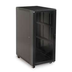 27U LINIER Server Cabinet - Glass/Vented Doors - 36" Depth