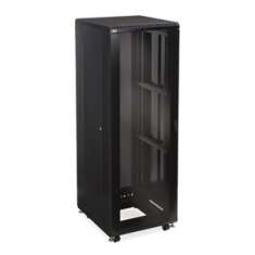 37U LINIER Server Cabinet - Glass/Vented Doors - 24" Depth