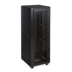 37U LINIER Server Cabinet - Convex/Glass Doors - 24" Depth