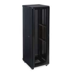42U LINIER Server Cabinet - Convex/Glass Doors - 24" Depth