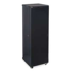 42U LINIER Server Cabinet - Solid/Convex Doors - 24" Depth