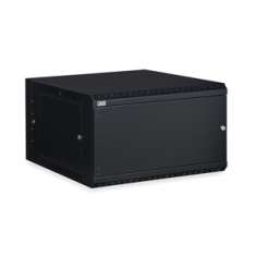 6U LINIER Swing-Out Wall Mount Cabinet - Solid Door