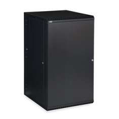 22U LINIER Swing-Out Wall Mount Cabinet - Solid Door