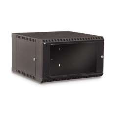 6U LINIER Fixed Wall Mount Cabinet - Glass Door