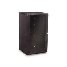 22U LINIER Fixed Wall Mount Cabinet - Glass Door