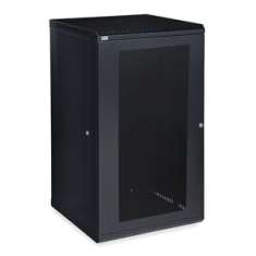 22U LINIER Fixed Wall Mount Cabinet - Vented Door