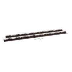 22U LINIER Wall Mount Vertical Rail Kit - Cage Nut