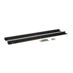 18U LINIER Wall Mount Vertical Rail Kit - 10-32 Tapped
