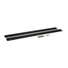 22U LINIER Wall Mount Vertical Rail Kit - 10-32 Tapped