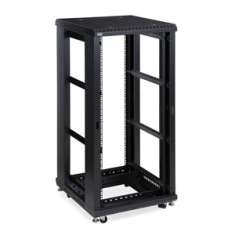 27U LINIER Open Frame Server Rack - No Doors/Side Panels - 24" Depth