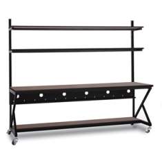 96" Performance 100 Series LAN Station - Serene Cherry
