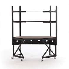 Performance Corner Work Station - Serene Cherry