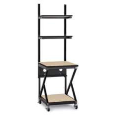 24" Performance 200 Series LAN Station - Hard Rock Maple