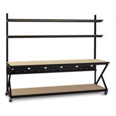 96" Performance 200 Series LAN Station - Hard Rock Maple