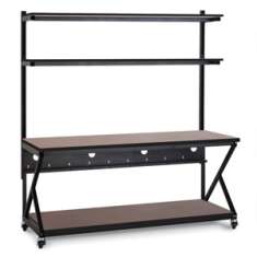 72" Performance 200 Series LAN Station - Serene Cherry