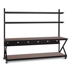 96" Performance 200 Series LAN Station - Serene Cherry