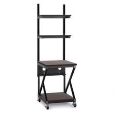24" Performance 200 Series LAN Station - African Mahogany