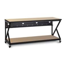72" Performance 300 Series LAN Station - Hard Rock Maple