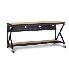 72" Performance 400 Series LAN Station - Hard Rock Maple
