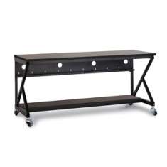 72" Performance 400 Series LAN Station - African Mahogany