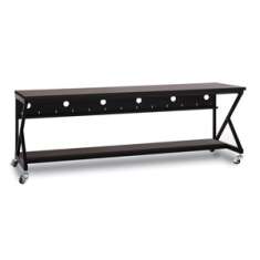 96" Performance 400 Series LAN Station - African Mahogany