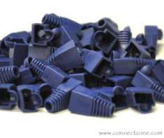 50pack blue RJ45 8P8C snag-less boot for Cat5 & Cat6