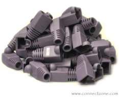 50 pack purple RJ45 8P8C snag-less boot for Cat5 & Cat6