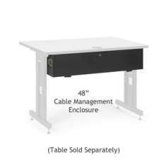 48" Training Table Cable Management Enclosure