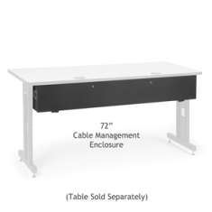72" Training Table Cable Management Enclosure