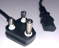 Cisco Compatible Systems CAB-ACSA South Africa Standard AC Power Cord
