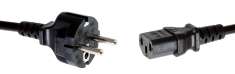 10A/250V Standard AC Power Supply Cord. Schuko CEE 7/7 Male to C13. Cisco Compatible