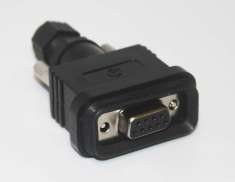 Waterproof D-sub shielded connector LTWSDB-09BFFA-SL7001
