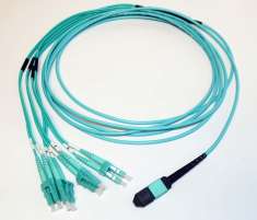 2 Meter MTP/MPO Fan-Out OM3 Cable
