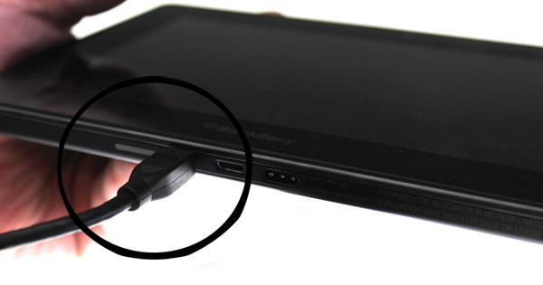 blackberry playbook usb cable