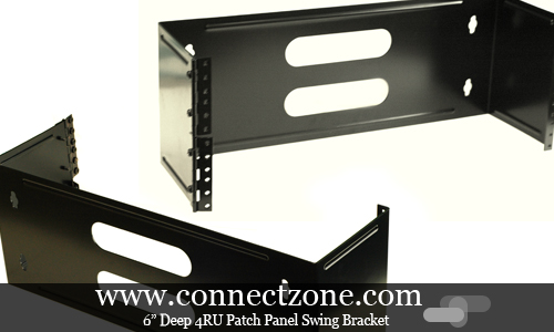 pp-hb4 patch panel swing bracket wall mount